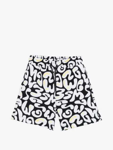 MSGM Kids printed shorts