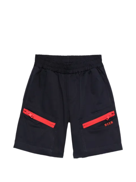 MSGM Kids zip-pocket shorts