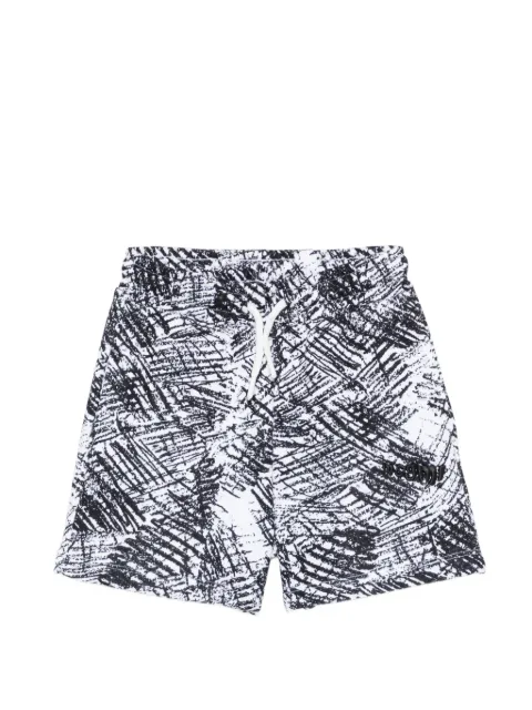 MSGM Kids Shorts mit Logo-Stickerei