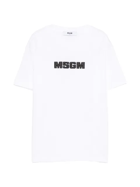 MSGM Kids T-shirt con logo