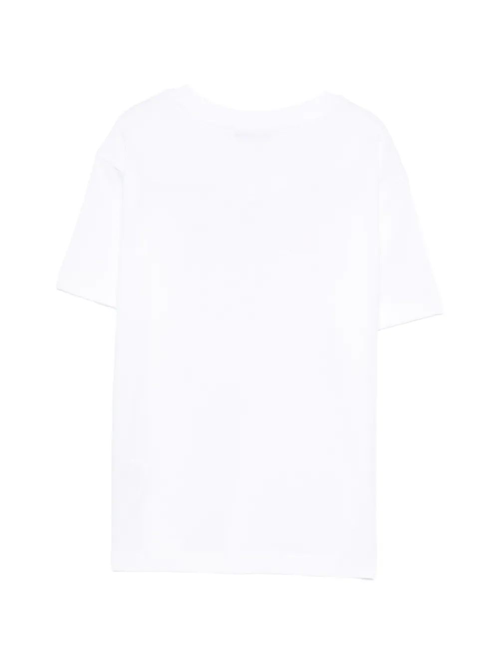 MSGM Kids T-shirt met geborduurd logo Wit
