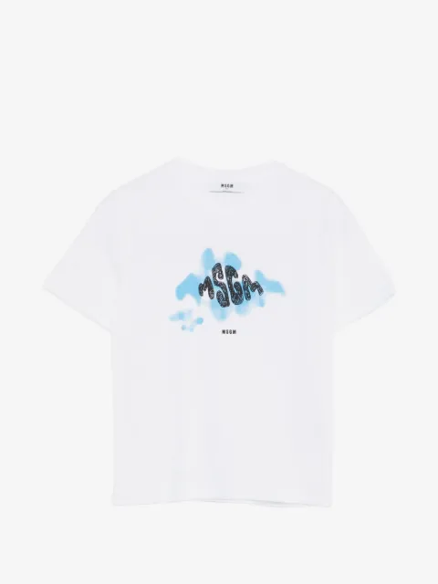 MSGM Kids logo T-shirt