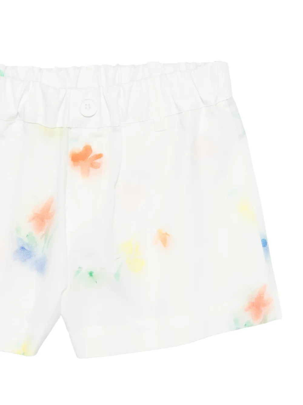 MSGM Kids Shorts met bloemenprint Wit