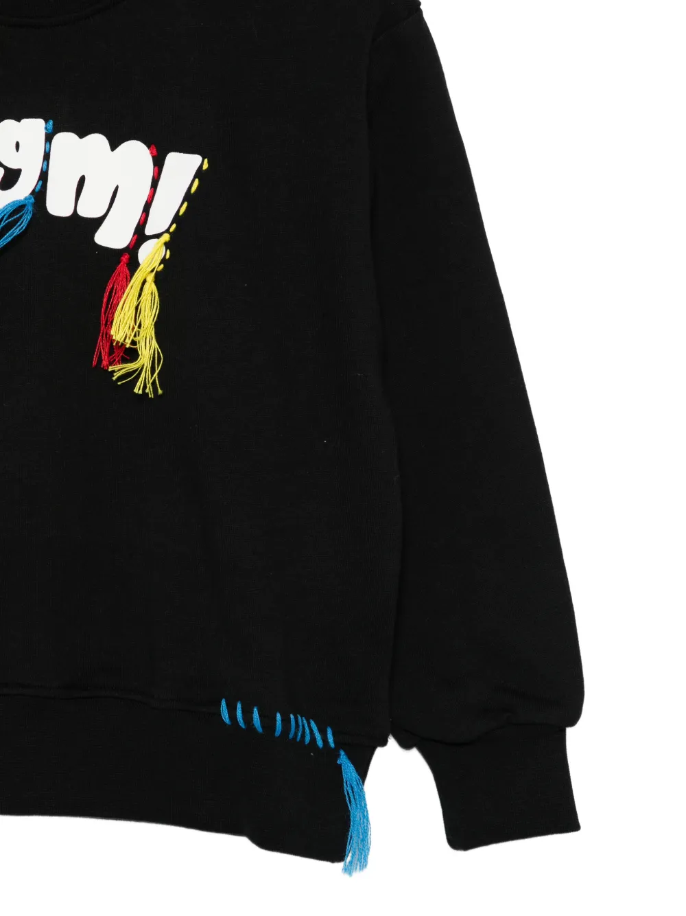 MSGM Kids Sweater met logo Zwart