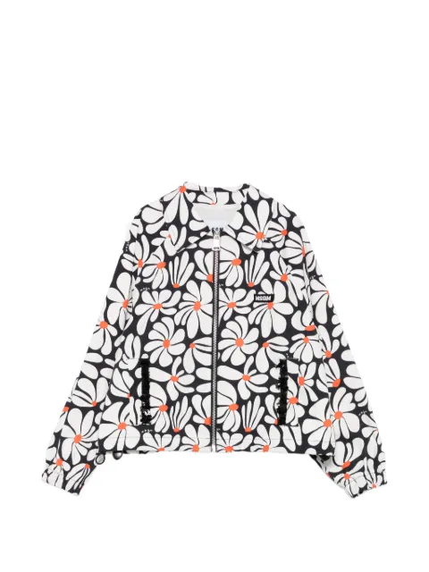 MSGM Kids floral-print jacket
