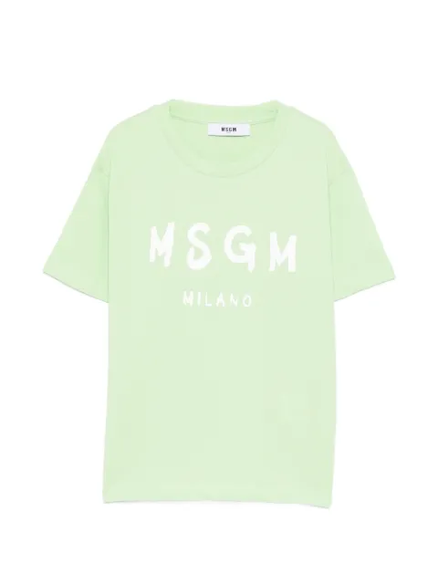 MSGM Kids playera con logo estampado