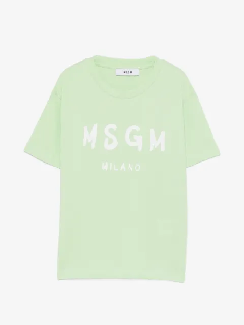 MSGM Kids logo-print T-shirt