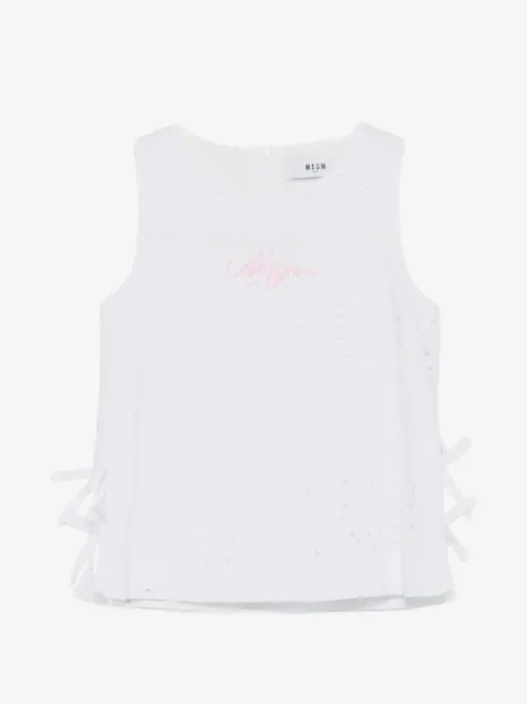 MSGM Kids crew-neck top