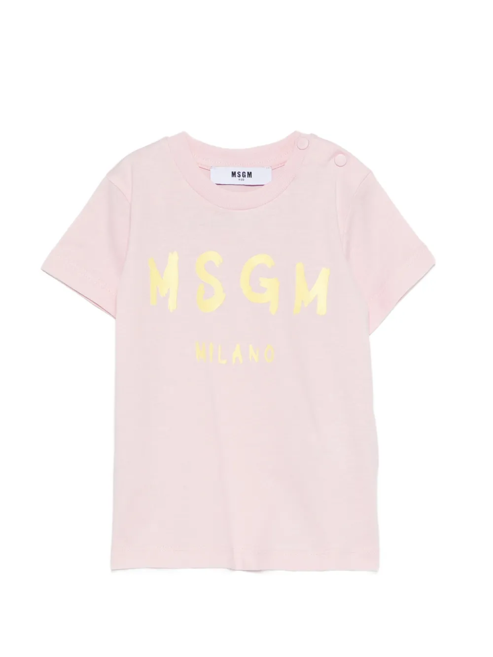 MSGM Kids T-shirt con logo - Rosa