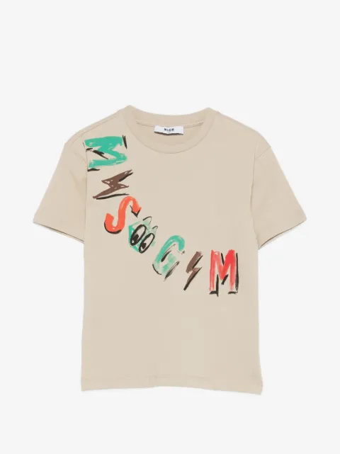 MSGM Kids logo T-shirt
