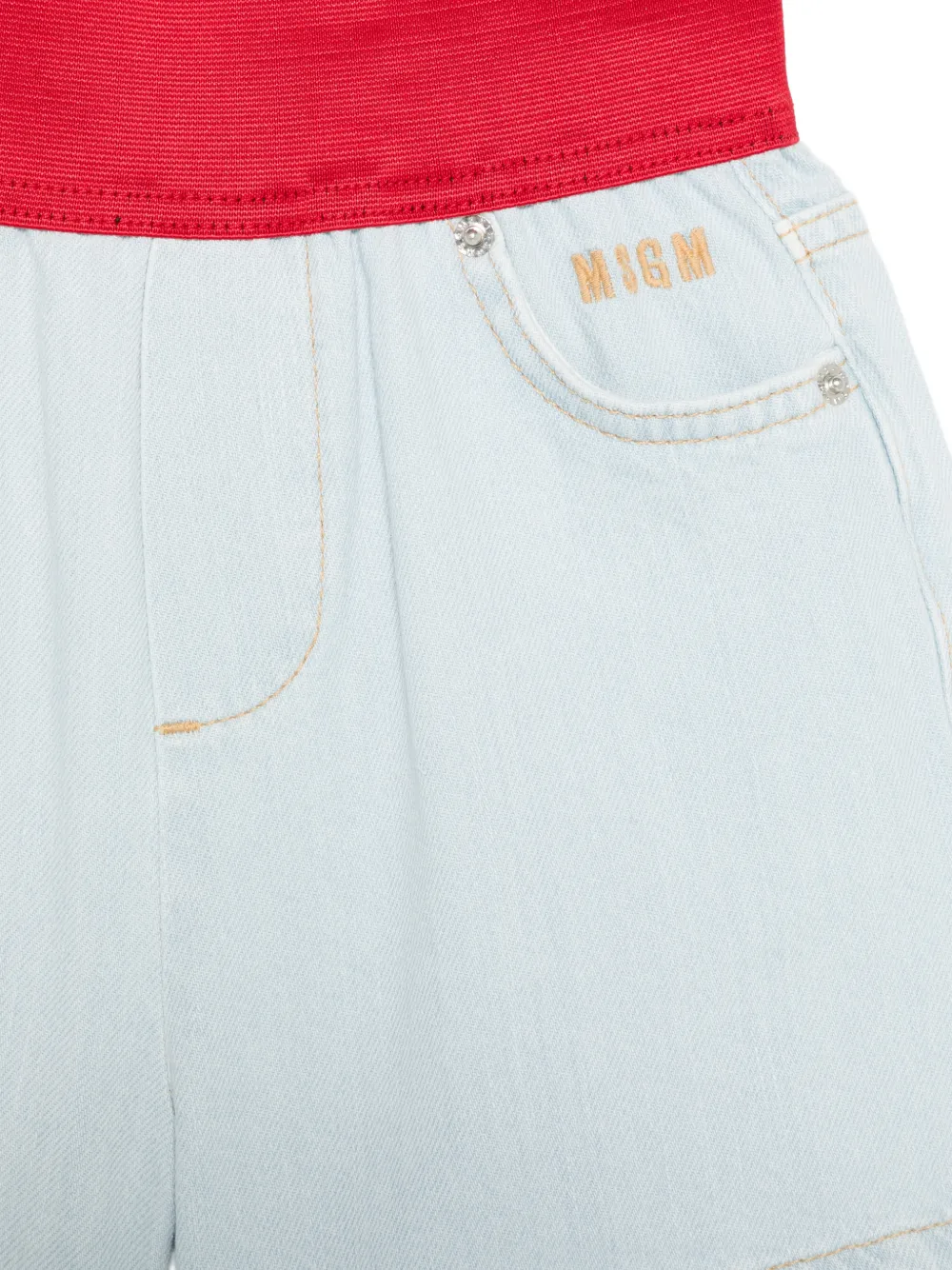 Red-Waist Shorts