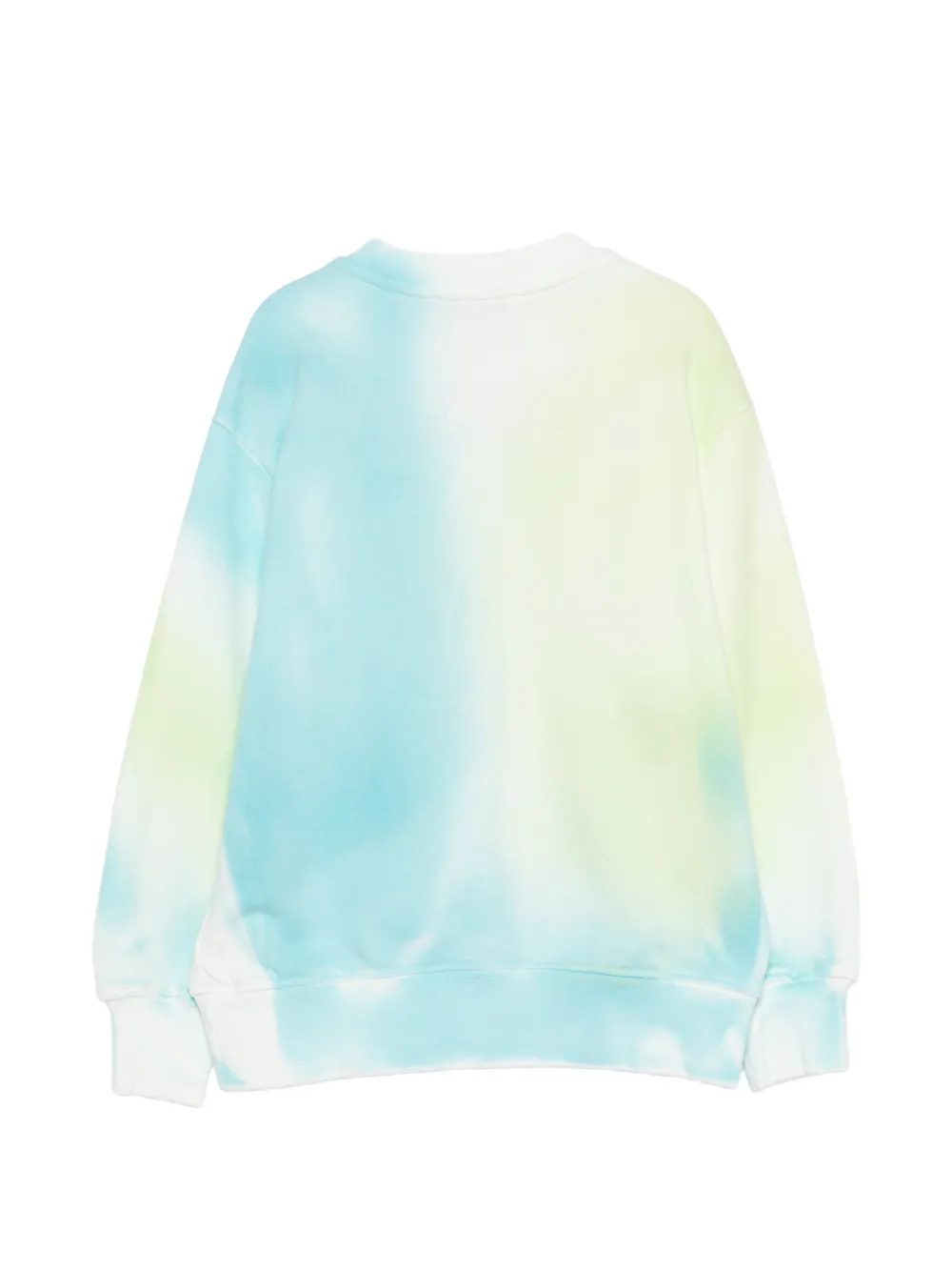 MSGM Kids Sweater met tie-dye print Blauw