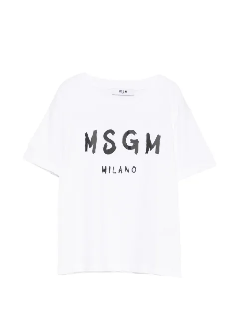 MSGM Kids playera con detalle del logo