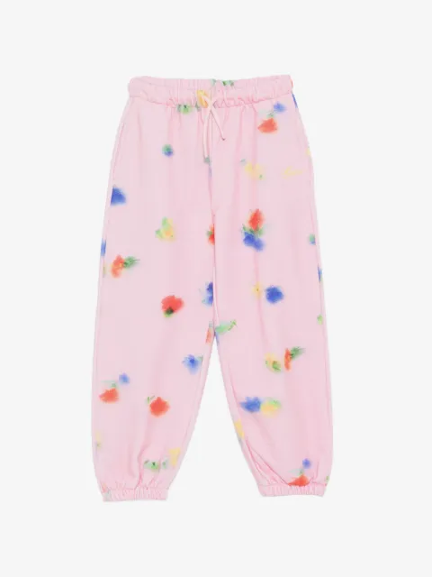 MSGM Kids floral-print track pants