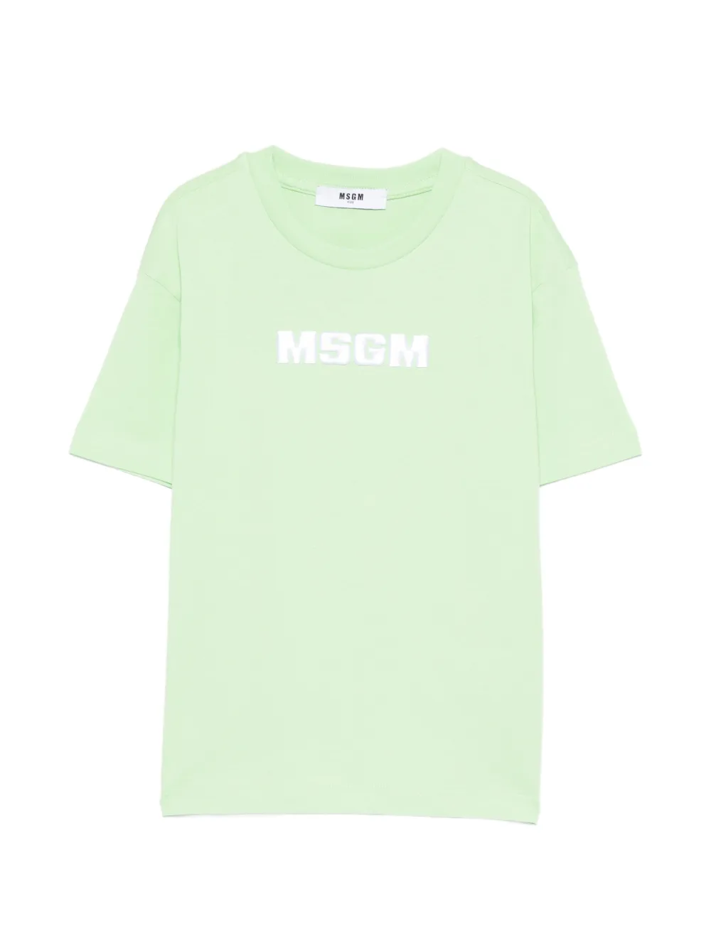 MSGM Kids T-shirt girocollo - Verde