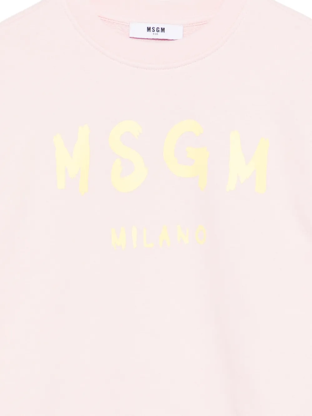 MSGM Kids Sweater met logoprint Roze