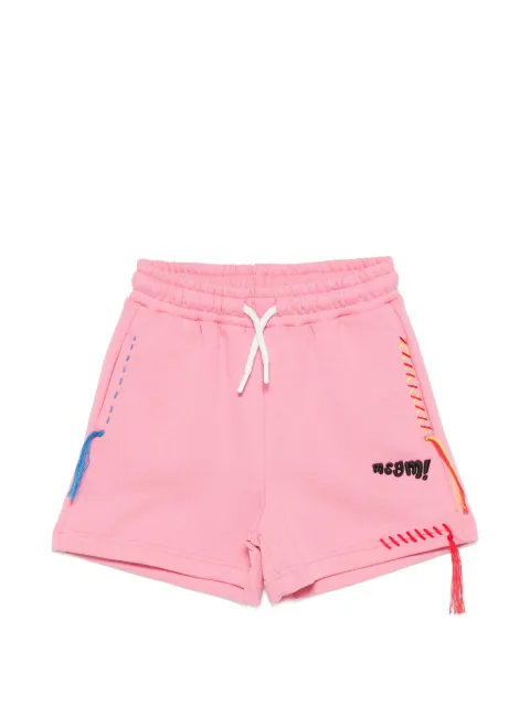 MSGM Kids Shorts mit Logo-Stickerei