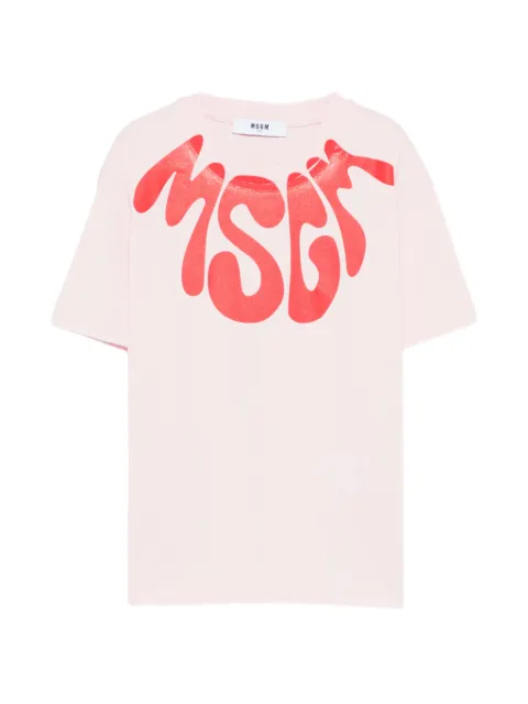 MSGM Kids playera con logo estampado