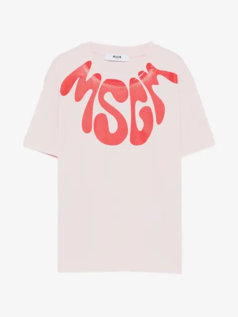 MSGM Kids logo-print T-shirt