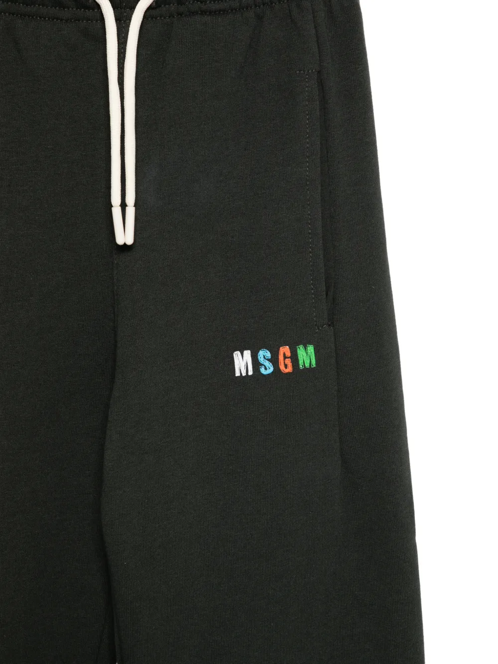 MSGM Kids Trainingsbroek met logo Zwart