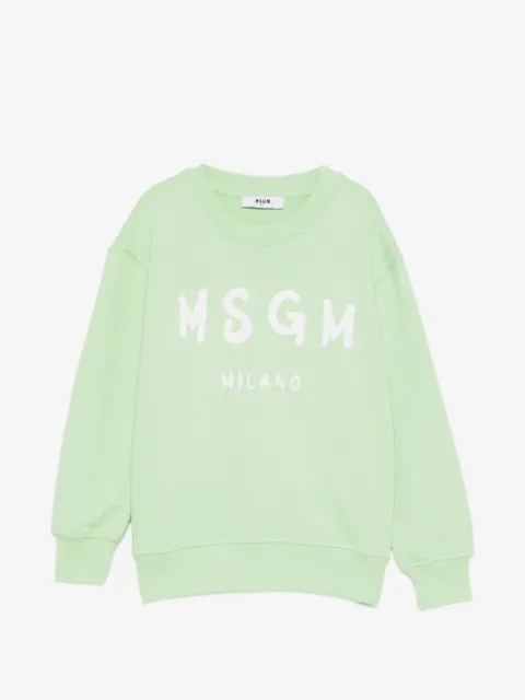 MSGM Kids logo-print sweatshirt