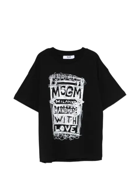 MSGM Kids printed T-shirt