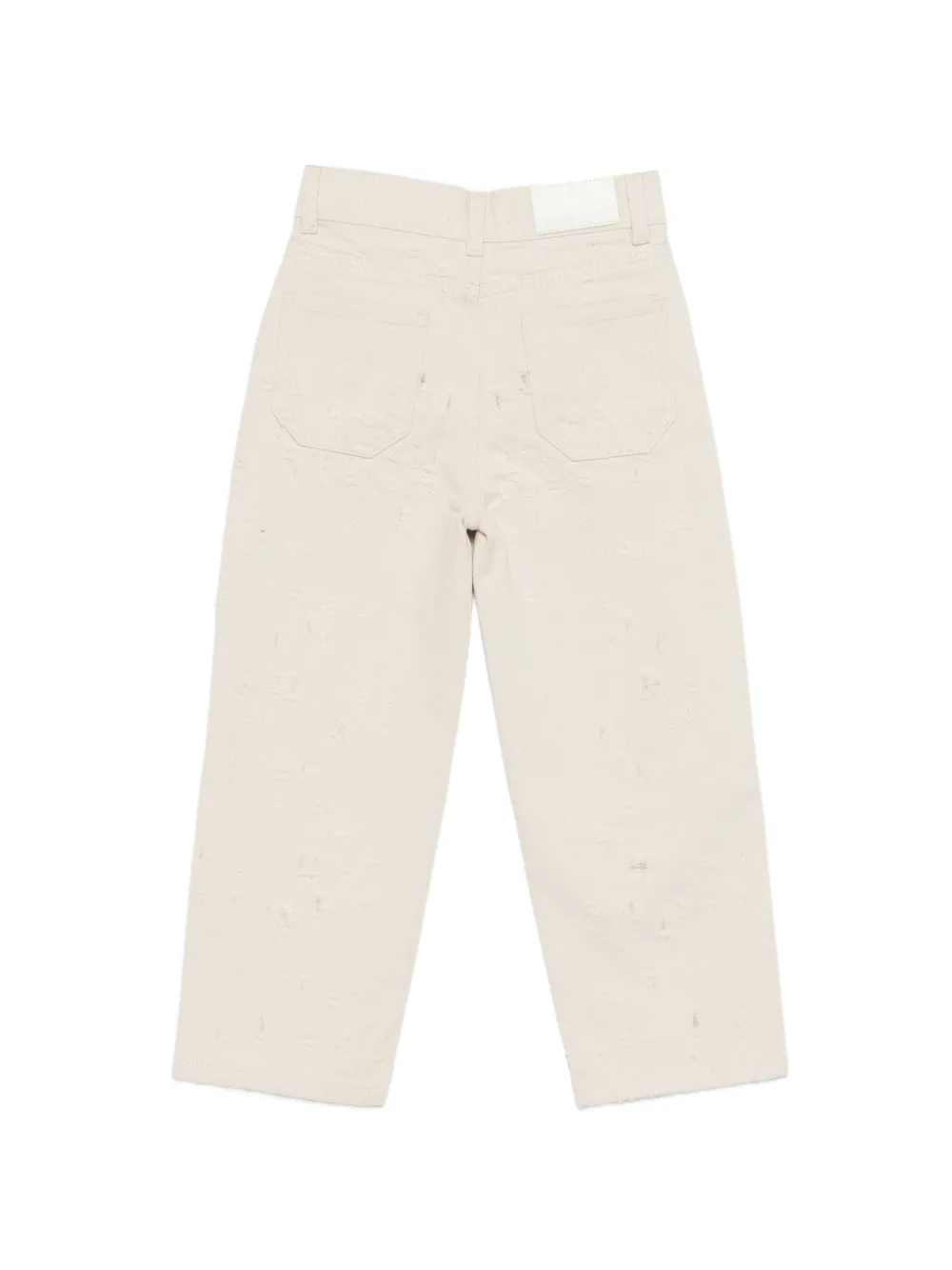  Msgm Kids Five-pocket Jeans - Neutrals 
