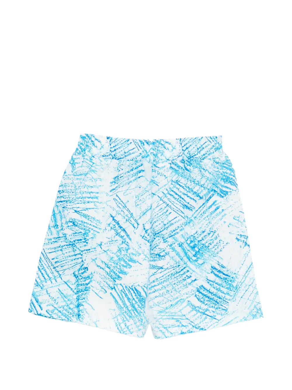  Msgm Kids Printed Shorts - White 
