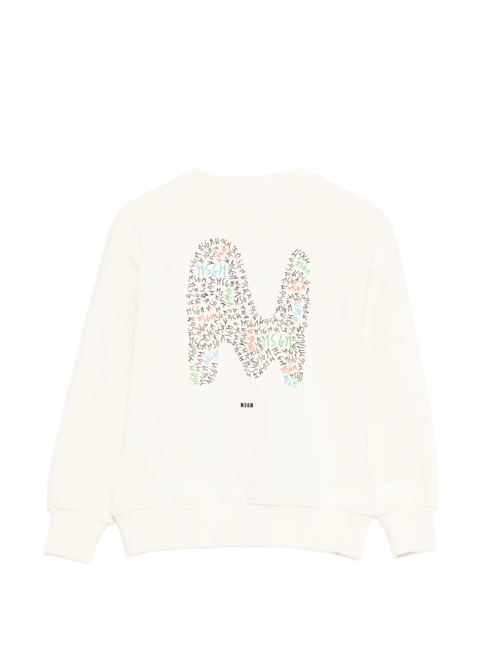  Msgm Kids Sudadera Con Logo Estampado - Neutro 