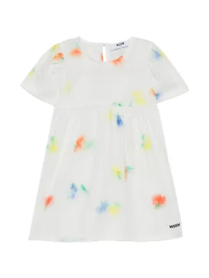 MSGM Kids フローラル ワンピース | イエロー | FARFETCH JP