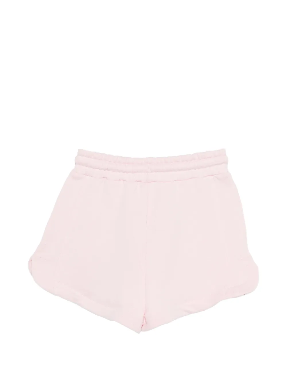  Msgm Kids Drawstring Embroidered Trousers - Pink 