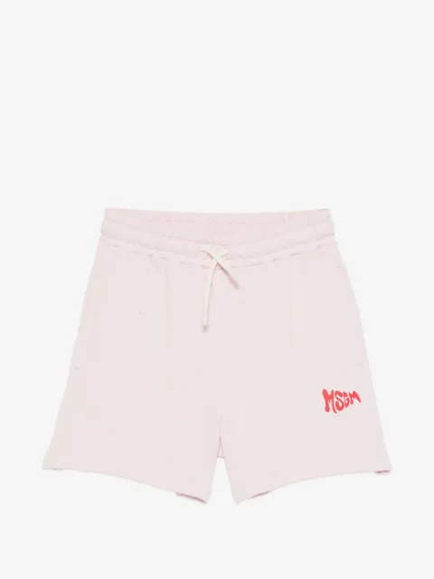 MSGM Kids shorts con cordones y detalle del logo