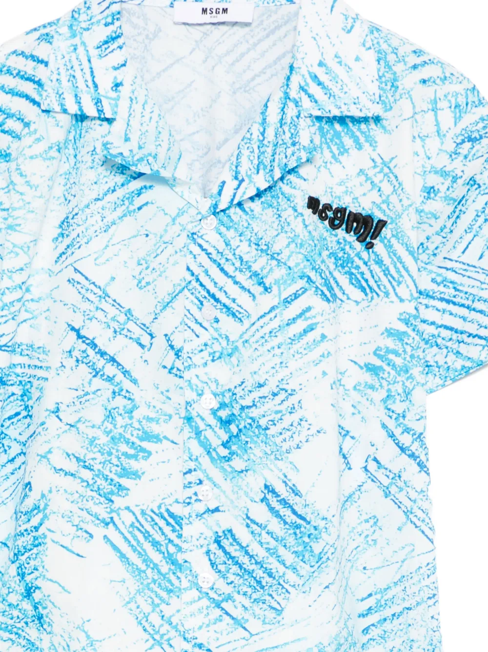  Msgm Kids Print-detail Shirt - White 