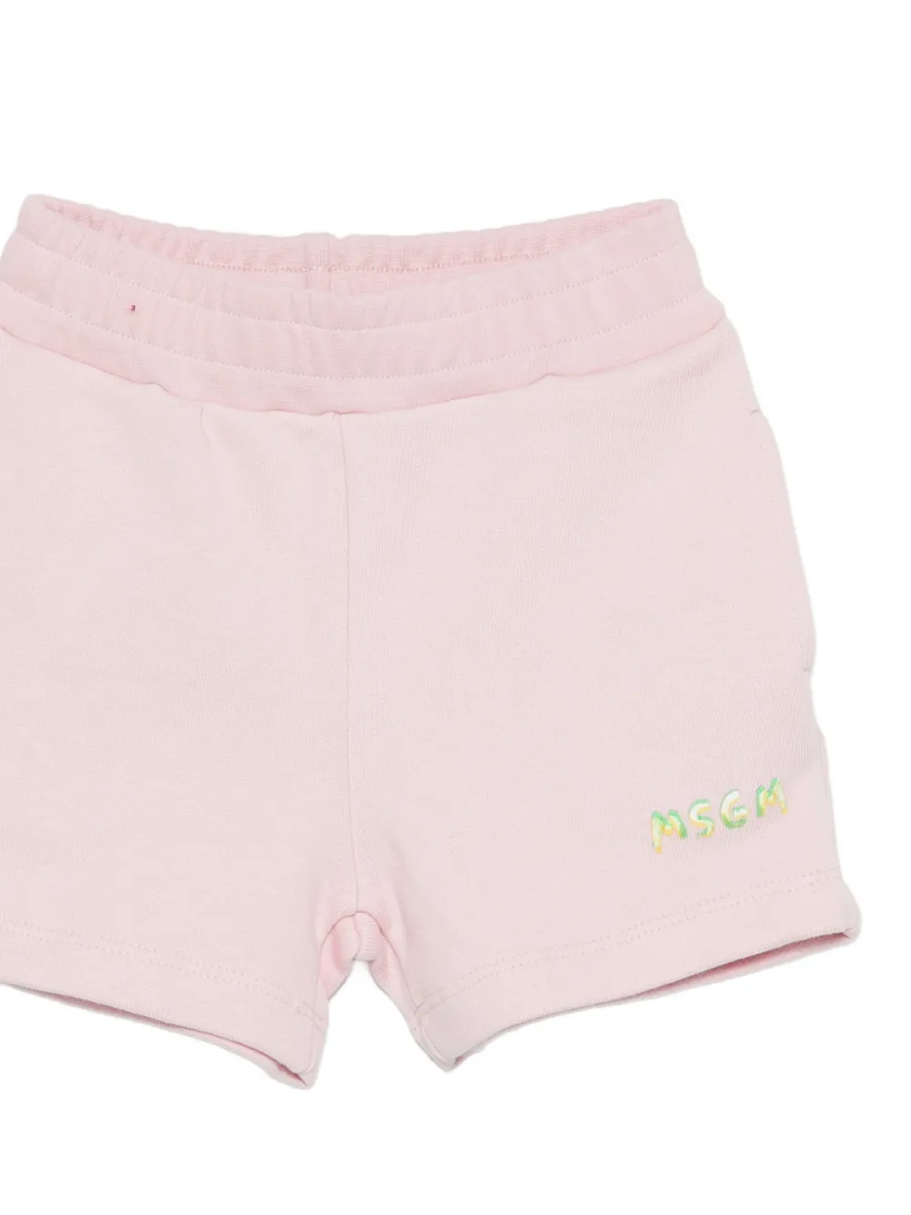  Msgm Kids Logo-print Short Set - Pink 
