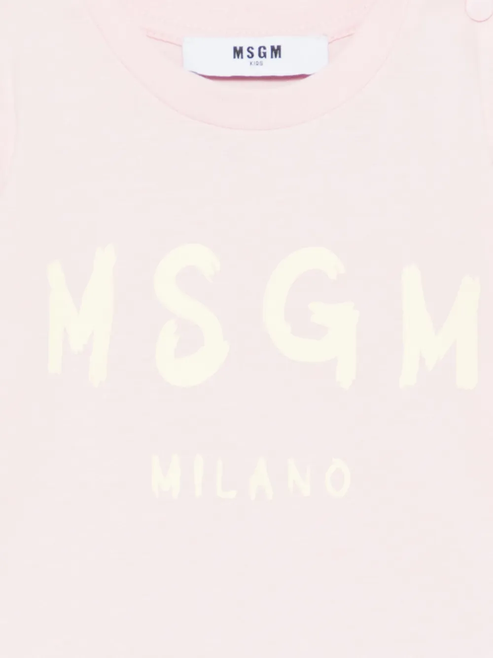  Msgm Kids Logo-print Short Set - Pink 