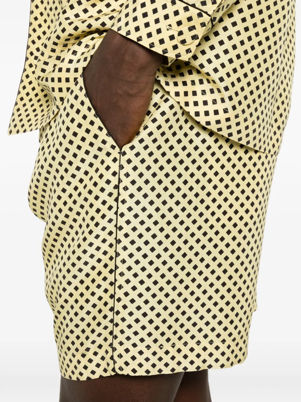 TOM FORD Shorts met patroon Geel