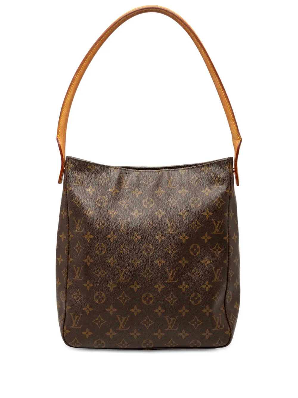 Louis Vuitton Pre-Owned Borsa a spalla Looping GM con monogramma 2000 - Marrone
