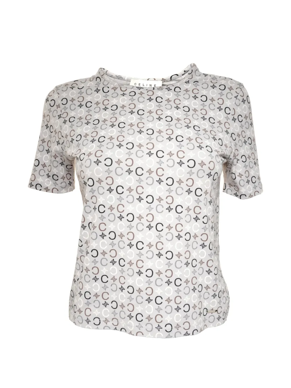 Celine Pre-Owned 1990-2000s short-sleeve T-shirt - Grigio