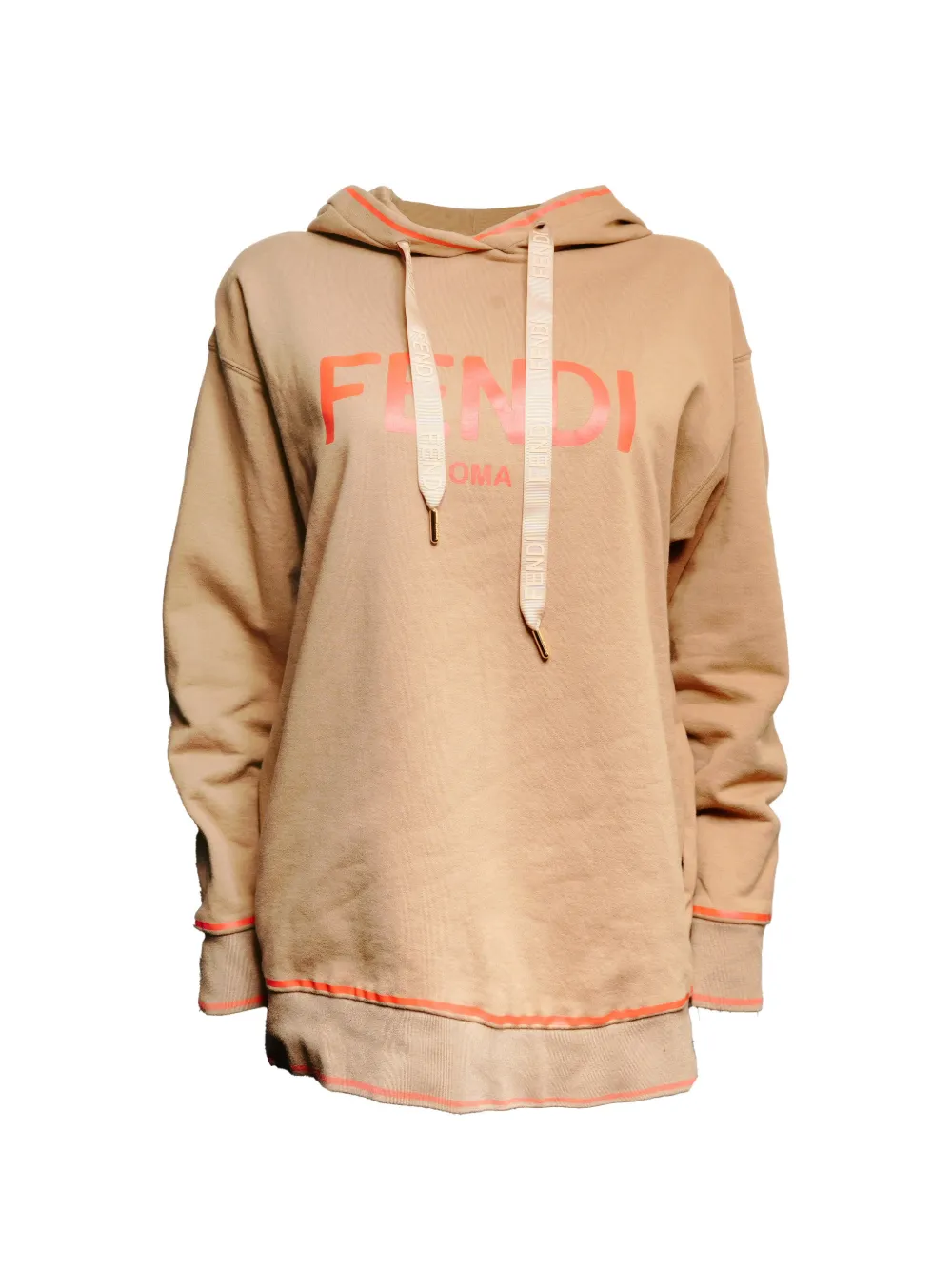 Fendi Pre-Owned Felpa con stampa 2015-2025 - Marrone