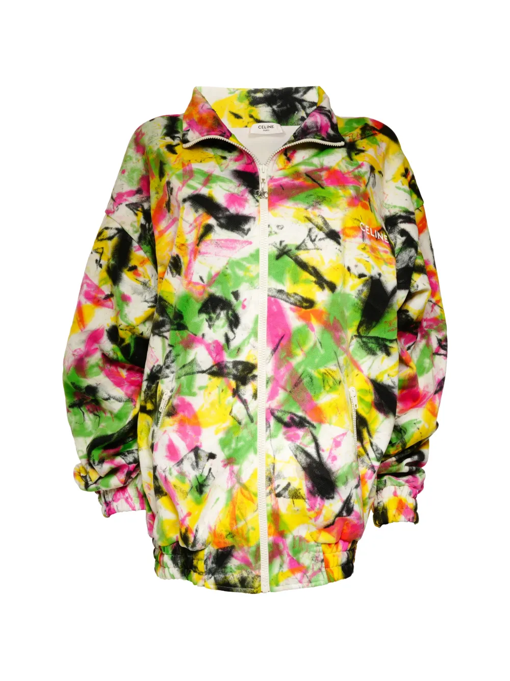 Celine Pre-Owned 2022 printed jacket - Bianco