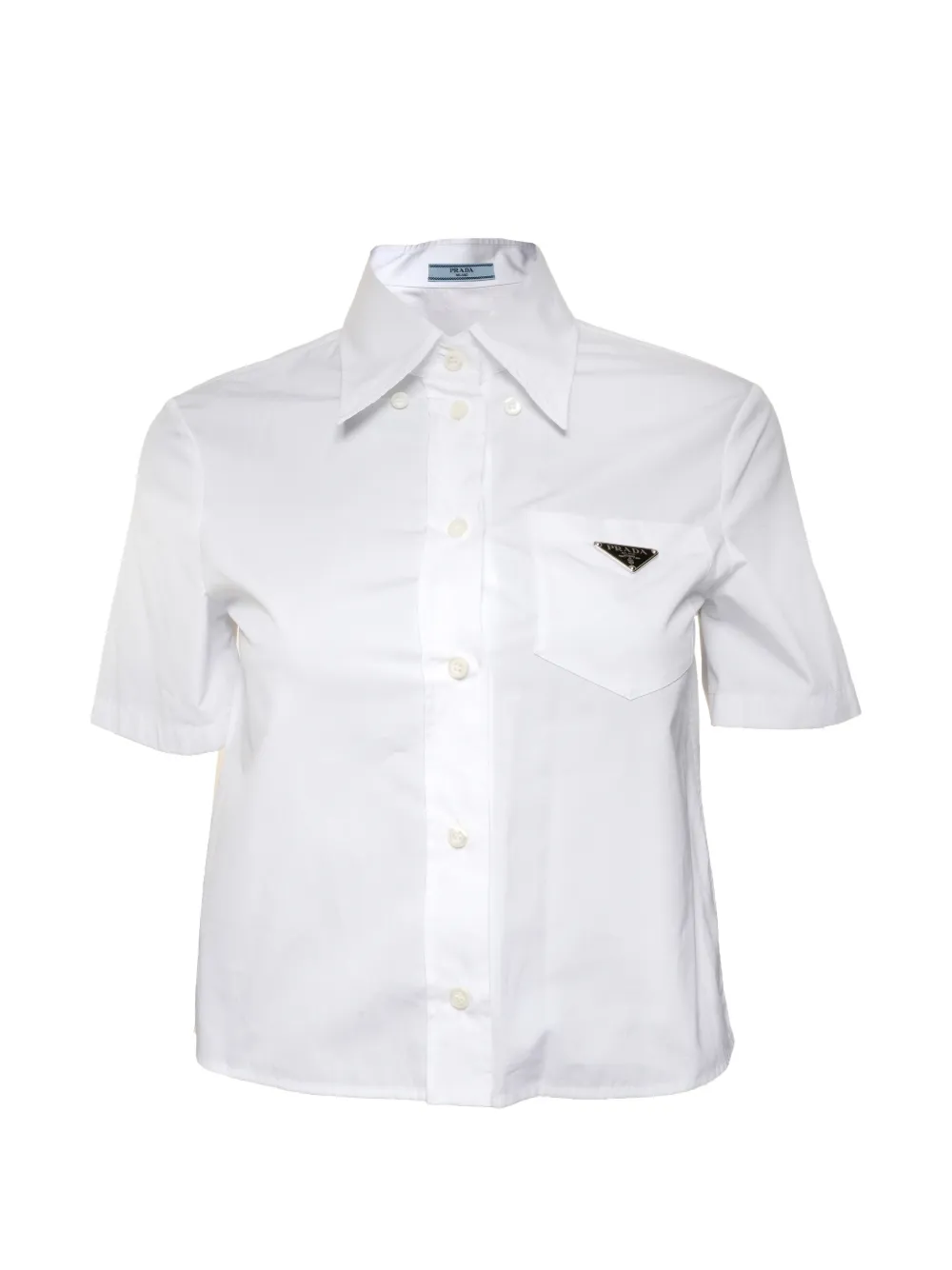 Prada Pre-Owned 2024 short-sleeve shirt - Bianco