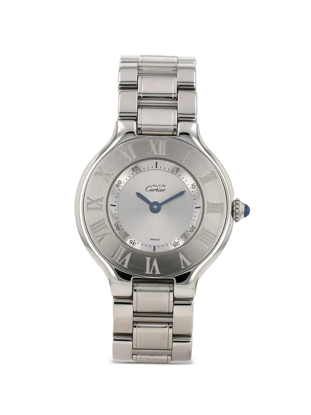 Cartier 1990s Must 21 28mm watch - Argento