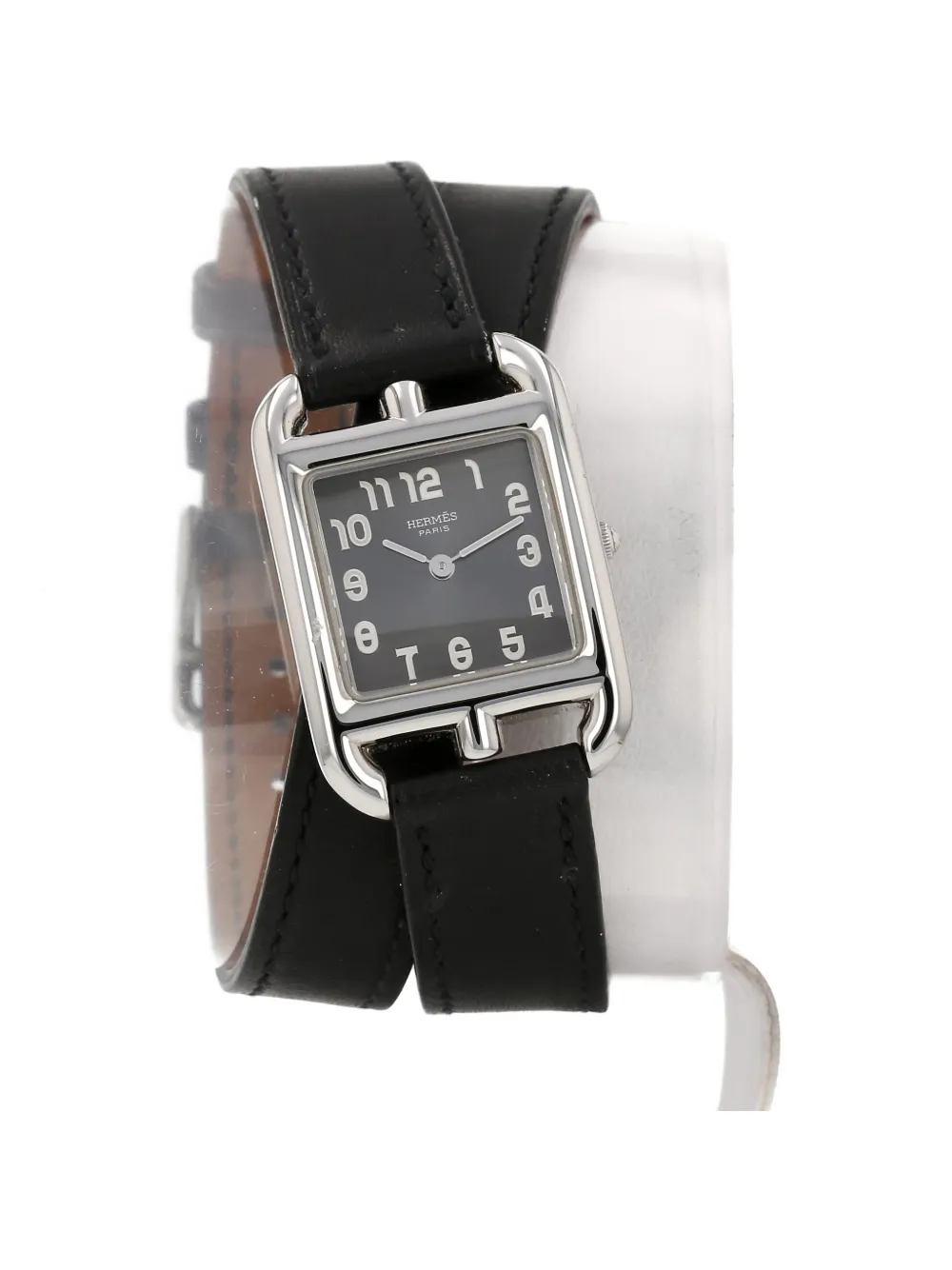 Pre-owned Hermes 2000s Cape Cod 33mm Watch In Gray