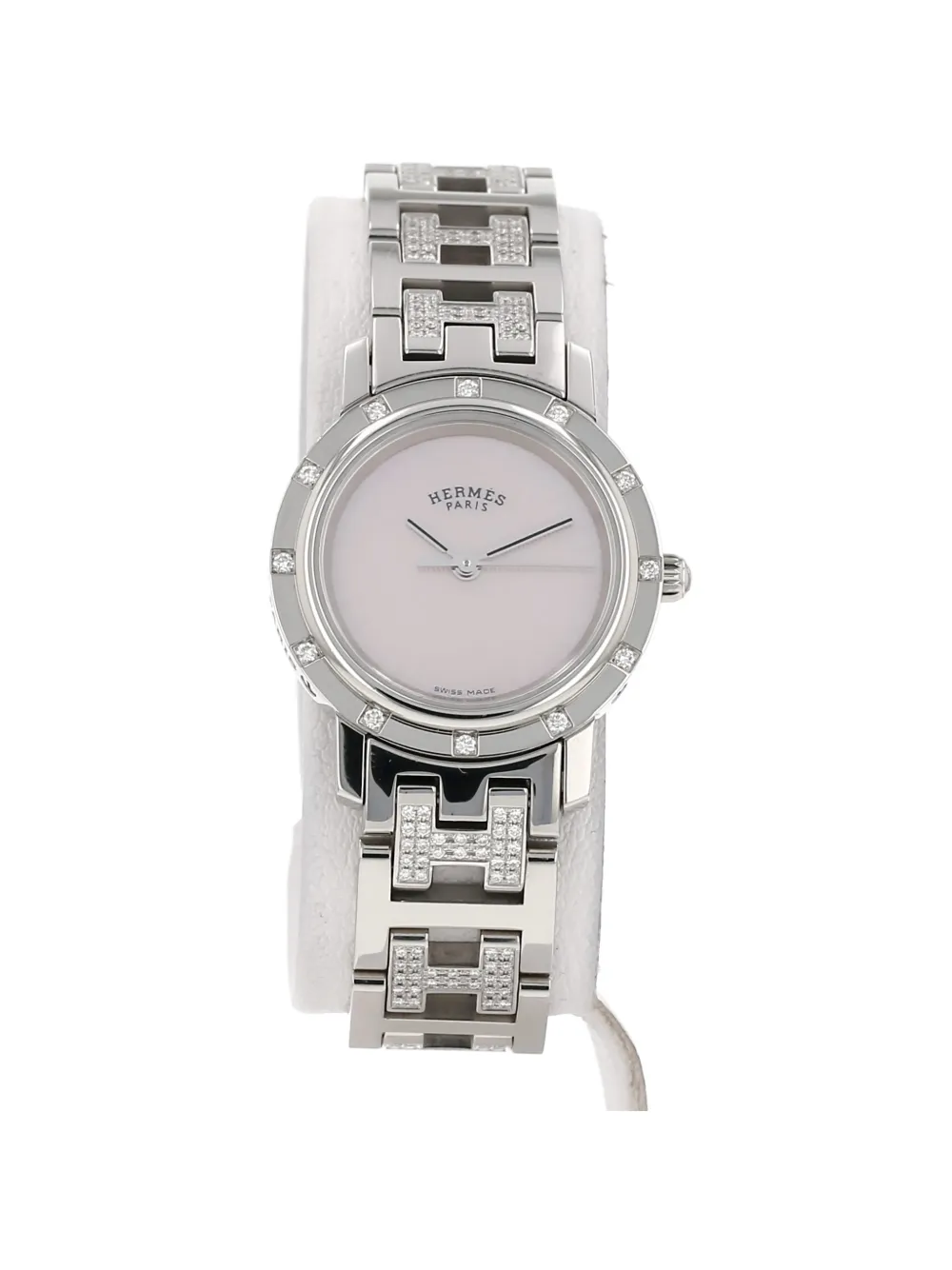 Hermès Pre-Owned 2023 Clipper 26mm watch - Rosa