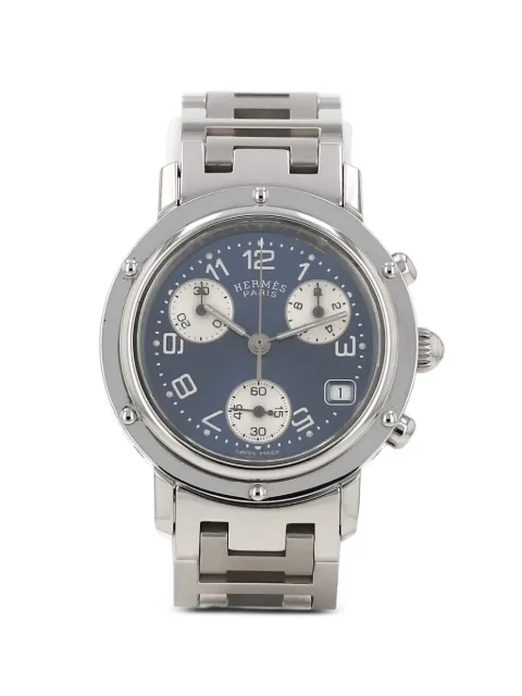 Hermès Pre-Owned 2000s Clipper Chrono 38mm watch