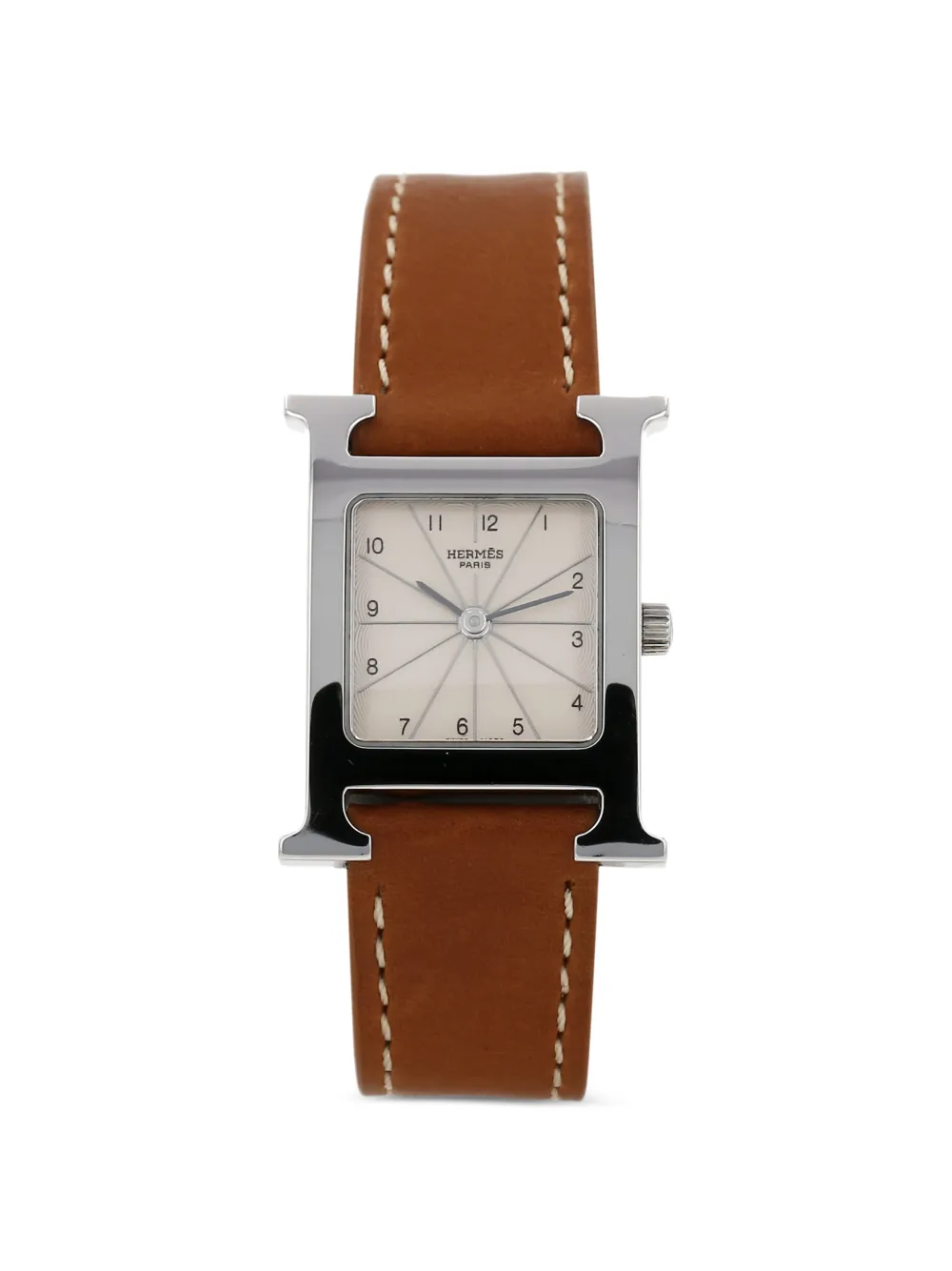 Hermès Pre-Owned 2000s Heure H 30mm Watch - Bianco