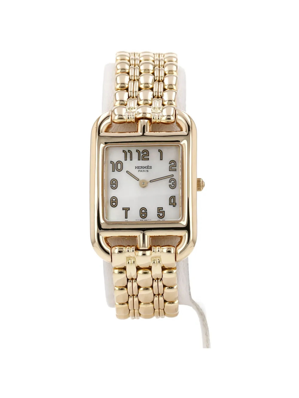 Pre-owned Hermes 2010 Cape Cod 33mm Watch In White