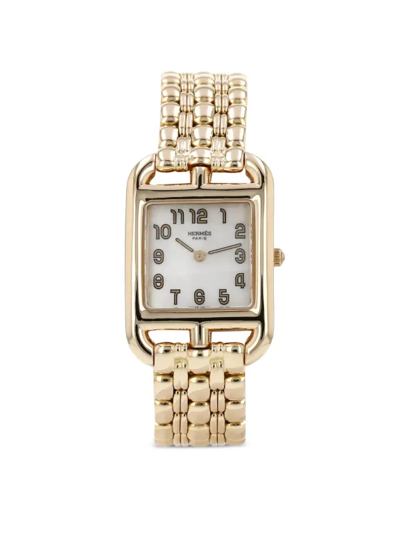 Hermès Pre-owned 2010 Cape Cod 33mm Watch in White