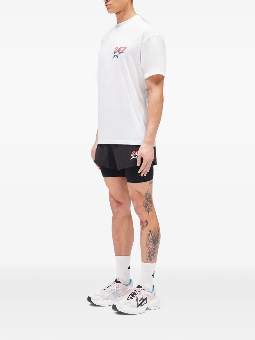 Represent Team 247 Star T-shirt Wit