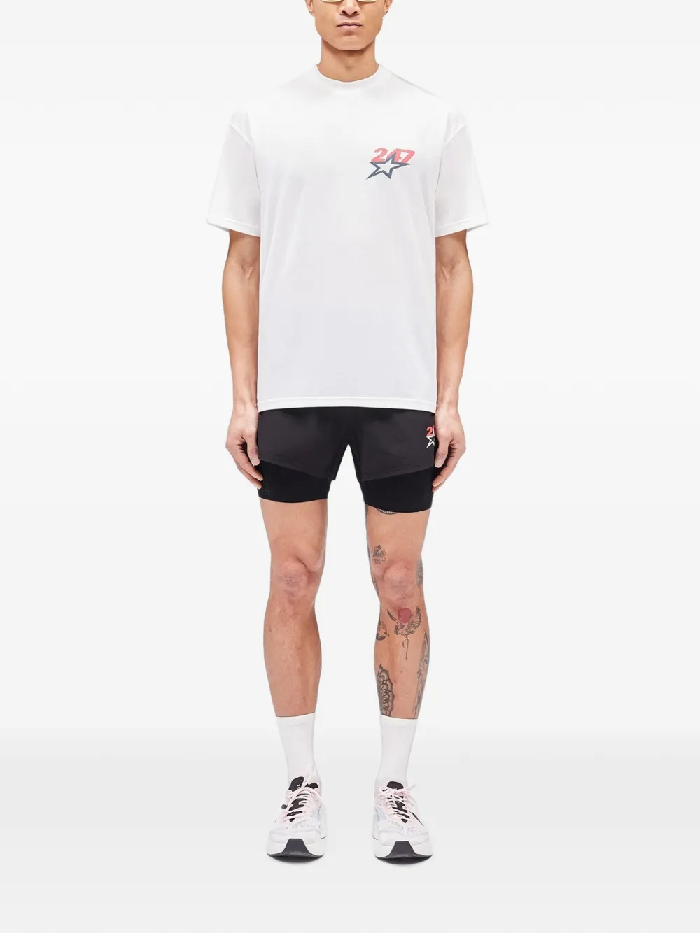 Represent Team 247 Star T-shirt Wit